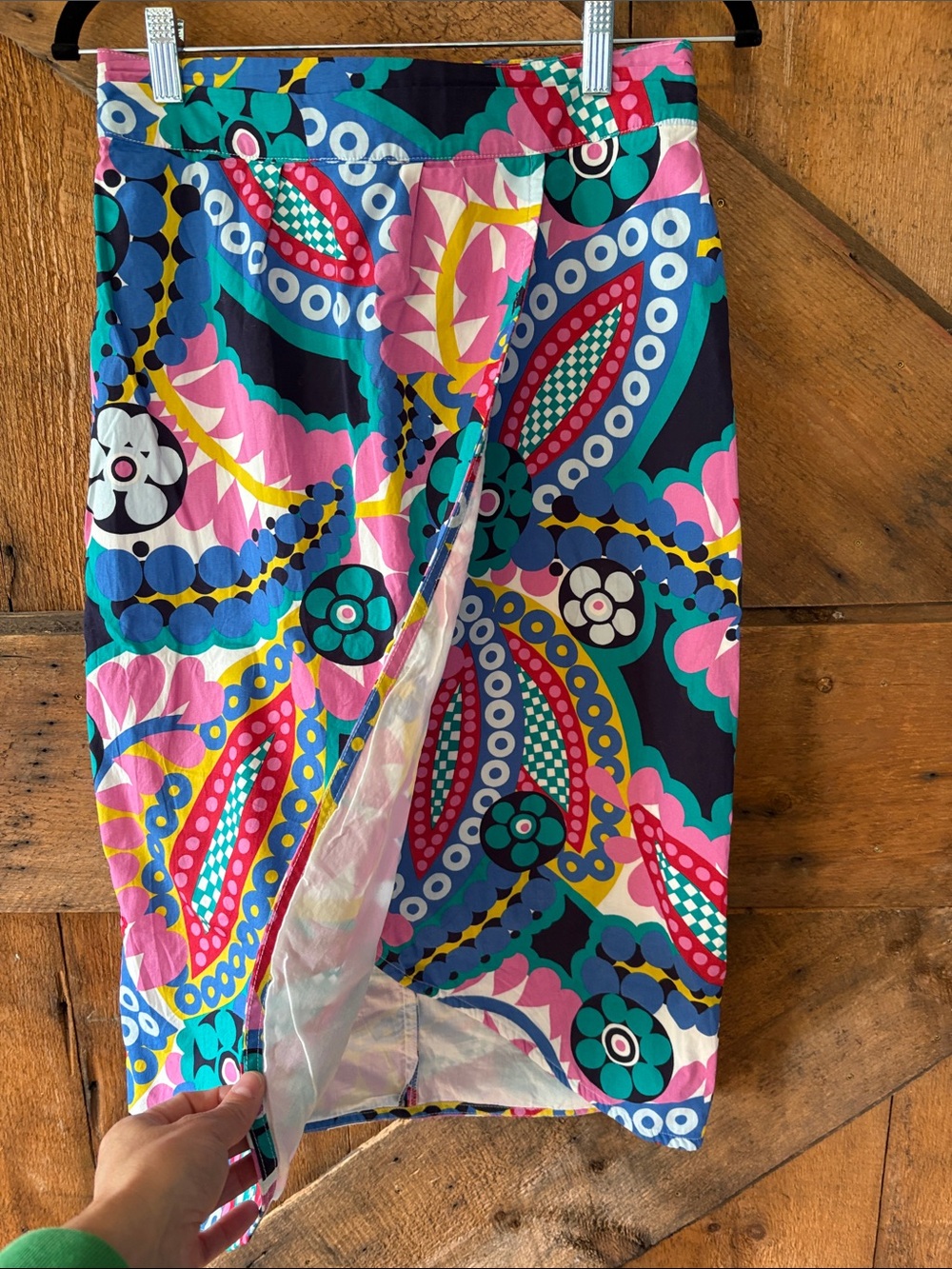 J. Crew Multicolor Bold Print Pencil Skirt - Picture 2 of 8